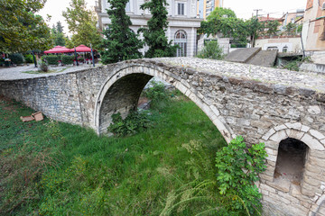 Fototapeta na wymiar Old Ottoman Bridge, Tirana, Albania