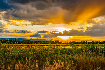 Sunset On Golden Pond