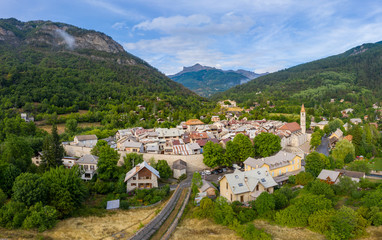 Fototapeta na wymiar Colmars in der Haut Provence am oberen Ende des Verdon-Talsls