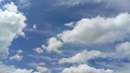 Cloud Formations On A Warm Summer Day