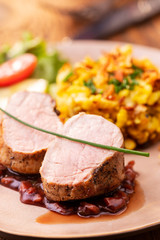 swabian pork fillet