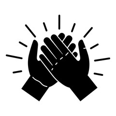 Brotherhood handshake icon. Simple illustration of brotherhood handshake vector icon for web design isolated on white background