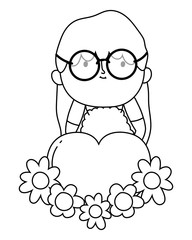 Grandmother cartoon vector design vector illustration