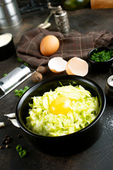 grated zucchini
