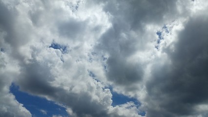 Cloud Formations On A Warm Summer Day
