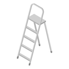 Home ladder icon. Isometric of home ladder vector icon for web design isolated on white background