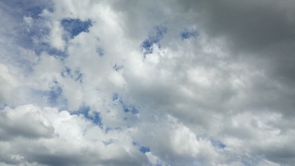 Cloud Formations On A Warm Summer Day