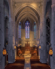 Heinz Memorial Chapel on the campus of the University of Pittsburgh in Pittsburgh, Pennsylvania
