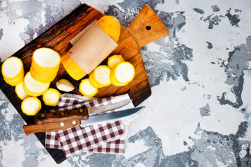 yellow zucchini