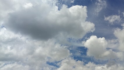 Cloud Formations On A Warm Summer Day