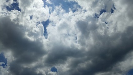 Cloud Formations On A Warm Summer Day