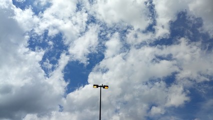 Cloud Formations On A Warm Summer Day