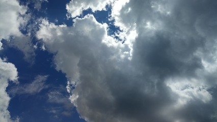 Cloud Formations On A Warm Summer Day
