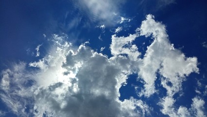 Cloud Formations On A Warm Summer Day
