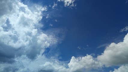 Cloud Formations On A Warm Summer Day
