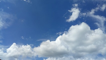 Cloud Formations On A Warm Summer Day