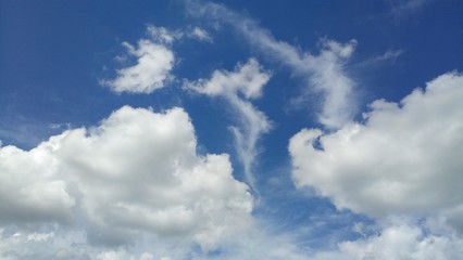 Cloud Formations On A Warm Summer Day