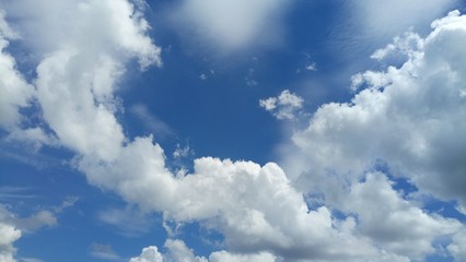 Cloud Formations On A Warm Summer Day
