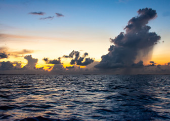 Stormy Sunrise Over The Florida Keys