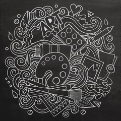 Cartoon doodles Art and Design illustration
