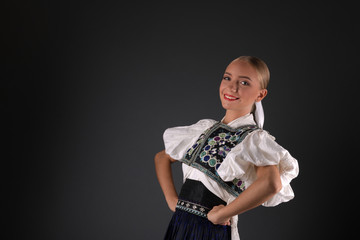 Slovak folk costume  Slovak folklore. 