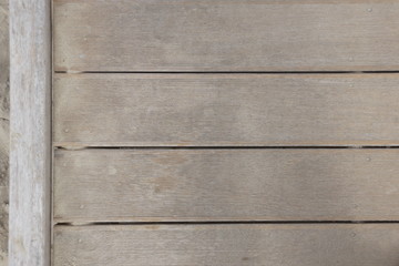 wooden deck on the beach 1