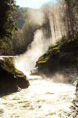 Fototapeta na wymiar Waterfall valley