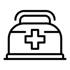 Clinical food icon. Outline clinical food vector icon for web design isolated on white background