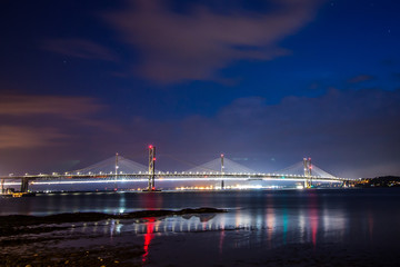 Queensferry Bridge, Edinburgh, UK