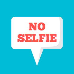 No selfie forbidden banner, poster. Photo prohibition vector sign.