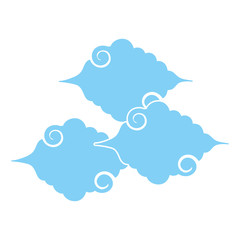 Isolated cloud vector design vector illustration