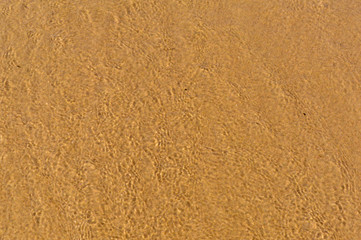 Texture of sand and water