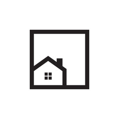 House graphic design template vector isolated illustration