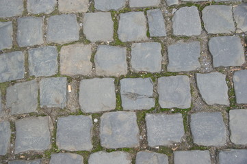 picturesque stones as floor covering in an old city 1