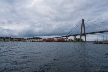 Stavanger Norway - architecture and nature background. July 2019