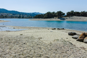 Lagoon Beach at Kassandra Peninsula, Chalkidiki, Greece