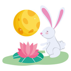 Mid autumn festival vector design