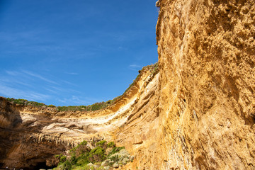 Fototapeta na wymiar Stunning cliffs on the Great Ocean Road, Victoria, Australia