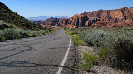 Desert Road in South west Utah
