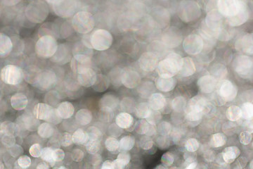 Abstract blurry silver background Bokeh background bokeh