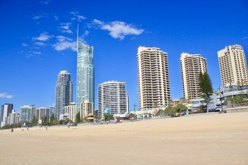 Fototapeta na wymiar Surfers Paradise,Gold Coast,Australia