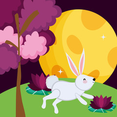 Mid autumn festival vector design
