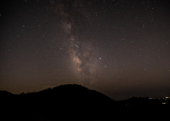 Milky way of sandstone park horizontal