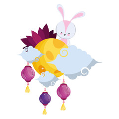 Mid autumn festival vector design