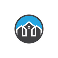 House graphic design template vector isolated illustration