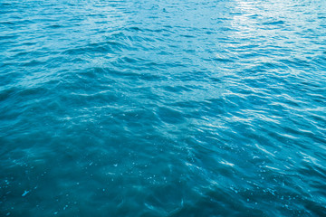 Blue water wave texture