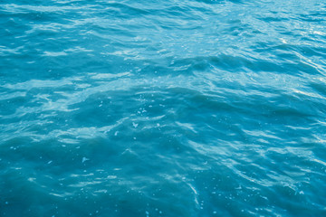 Blue water wave texture