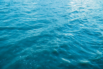Blue water wave texture