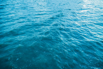 Blue water wave texture
