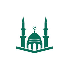 Abstract Mosque Moslem Logo Vector  For Corporate Business